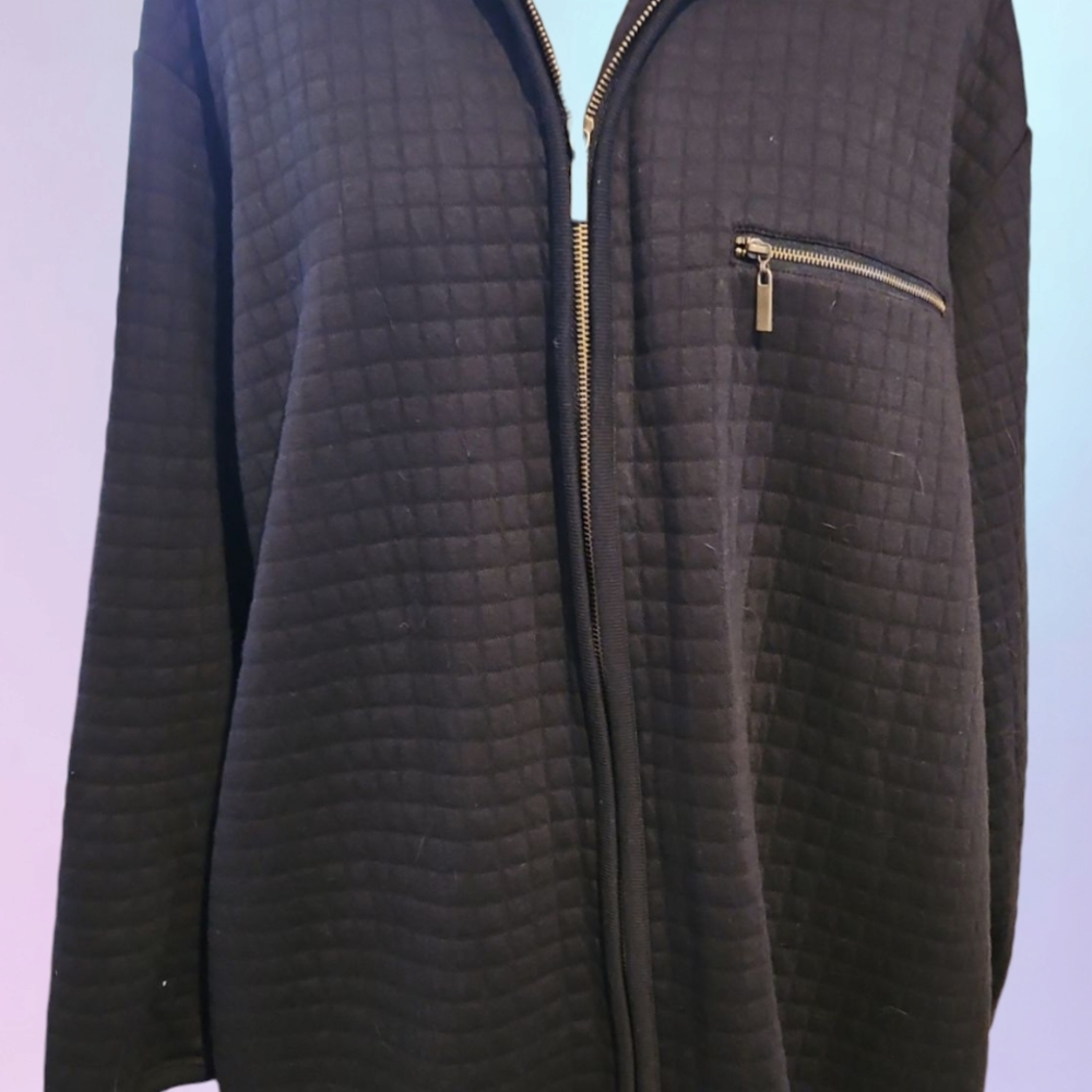 Jennifer Moore Men's Black Quilted Jacket